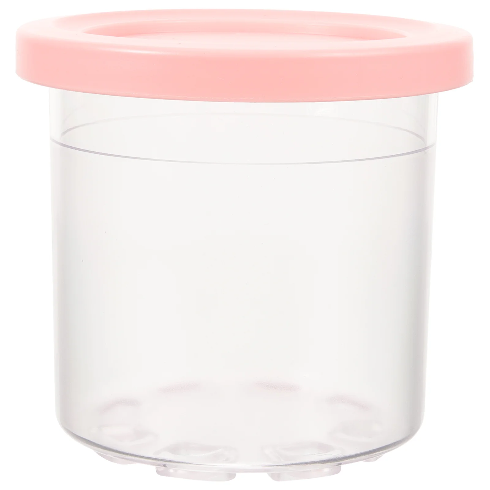 

Ice Cream Container Lid Bottles Plastic Dessert Milk Shake Reusable Containers Lids