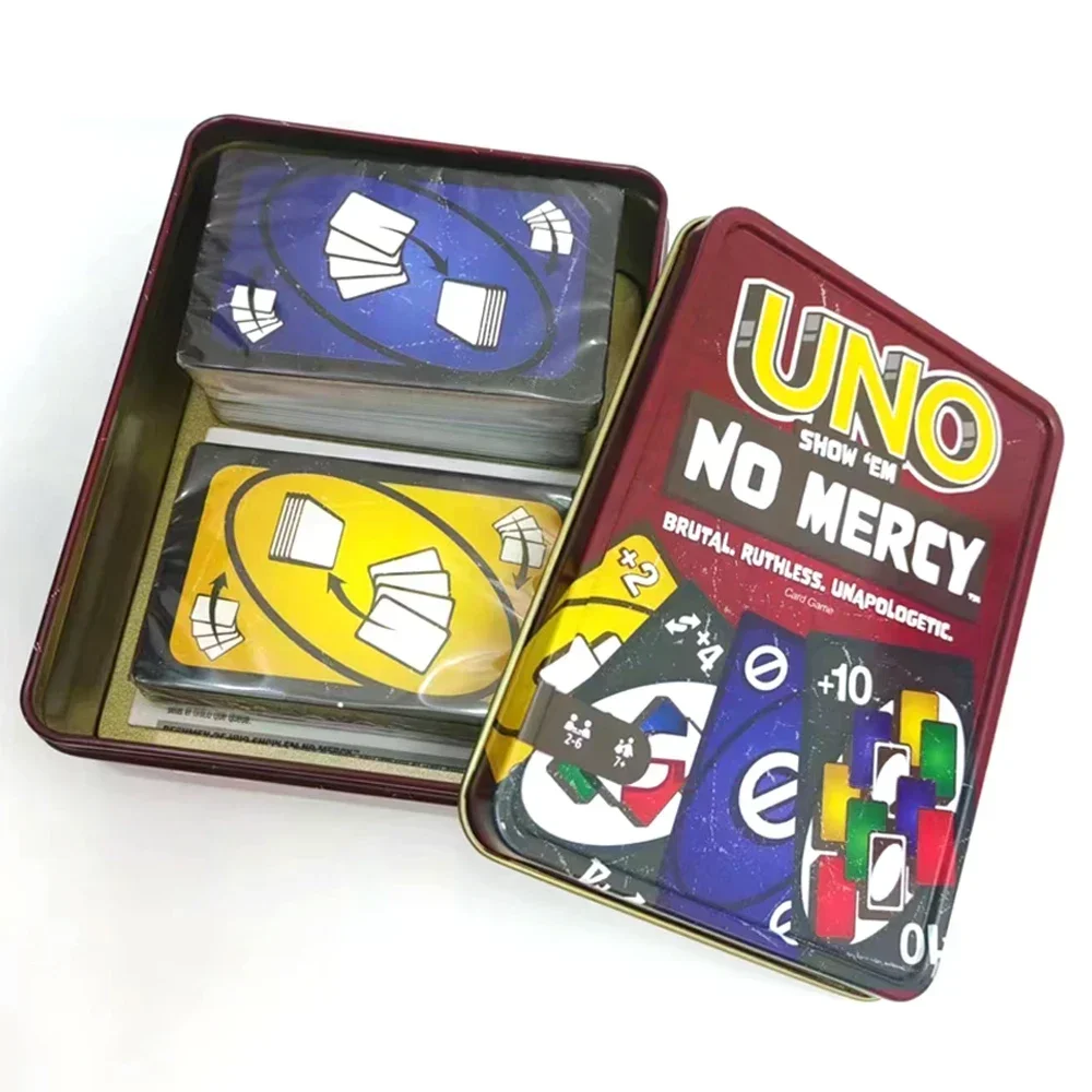 Карточная Игра Uno No Mercy Sanrio Семейные Настольные Развлечения Детская Тема На День