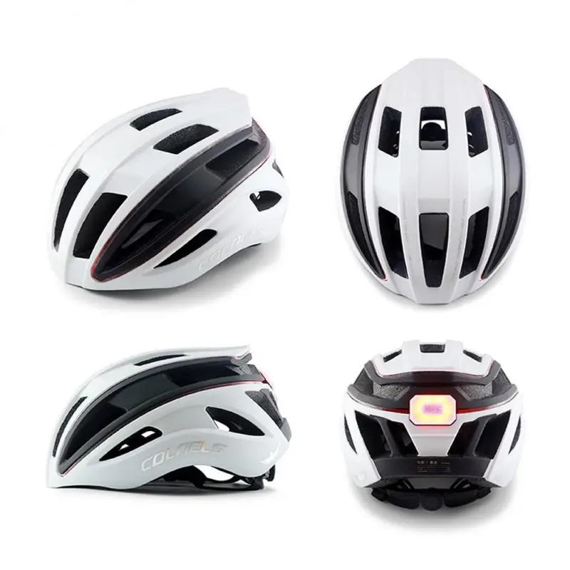 

Eps Riding Helmet Ventilated Usb Charging Riding Hard Hats Comfortable Hend Protect Bike Equipment Pc Cushioning Device 4 Modes