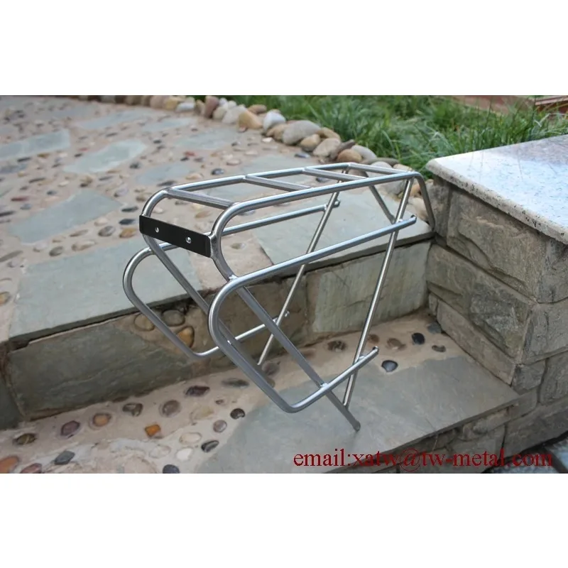 Фото Велосипедный багажник XACD Super Light Titanium, задний, с ручной полировкой, грузоподъемность 25 кг, модель RR004 №3