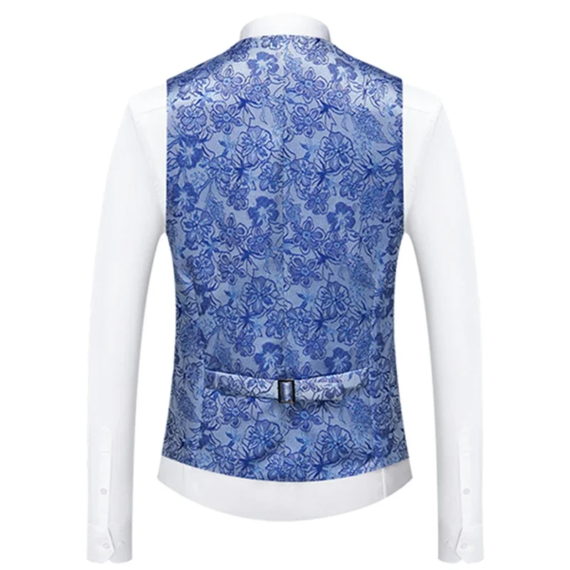 26-цветный мужской костюм жилет однобортный с v-образным вырезом куртка для