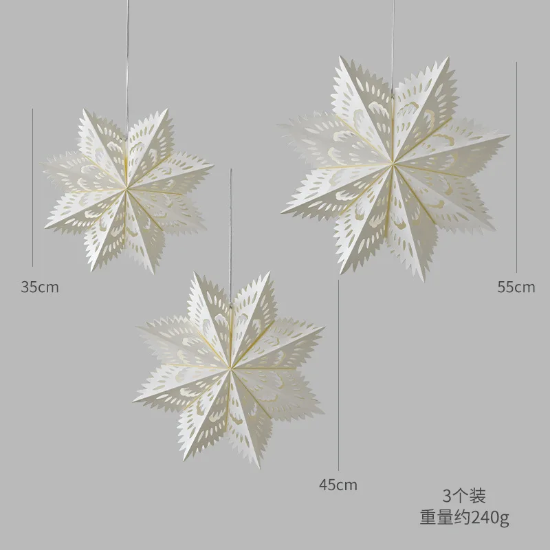 

Рождественские украшения оригами снежинки