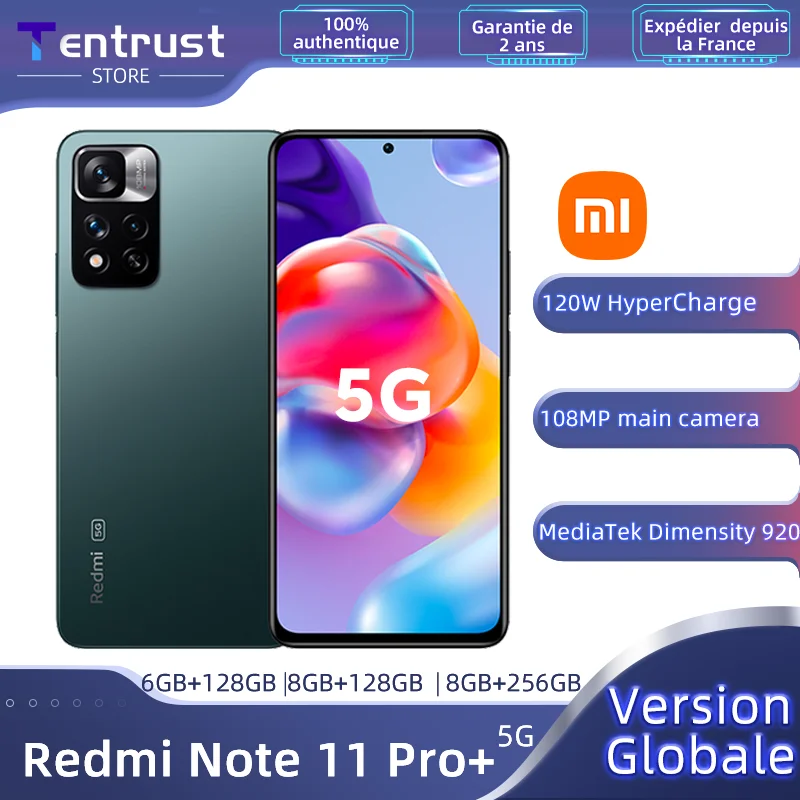 Смартфон Xiaomi Redmi Note 11 Pro 920 дюйма 128 ГБ/256 ГБ 120 Вт МП Гц