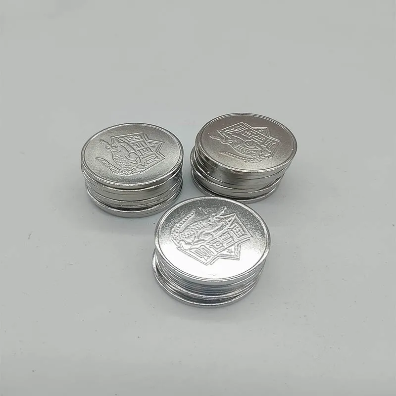 

200 шт., металлические монеты 25 мм для аркадных игр, бесплатная доставка
