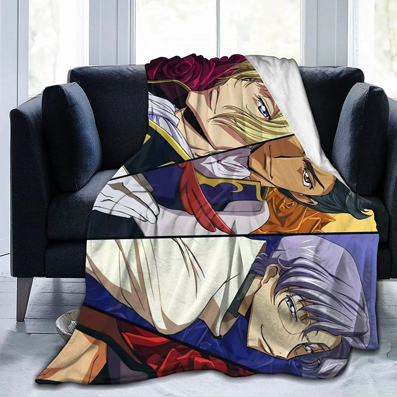 

Schneizel El Britannia Fluffy Soft and Comfortable Blanket, Anime Warm Embrace of Sympathy