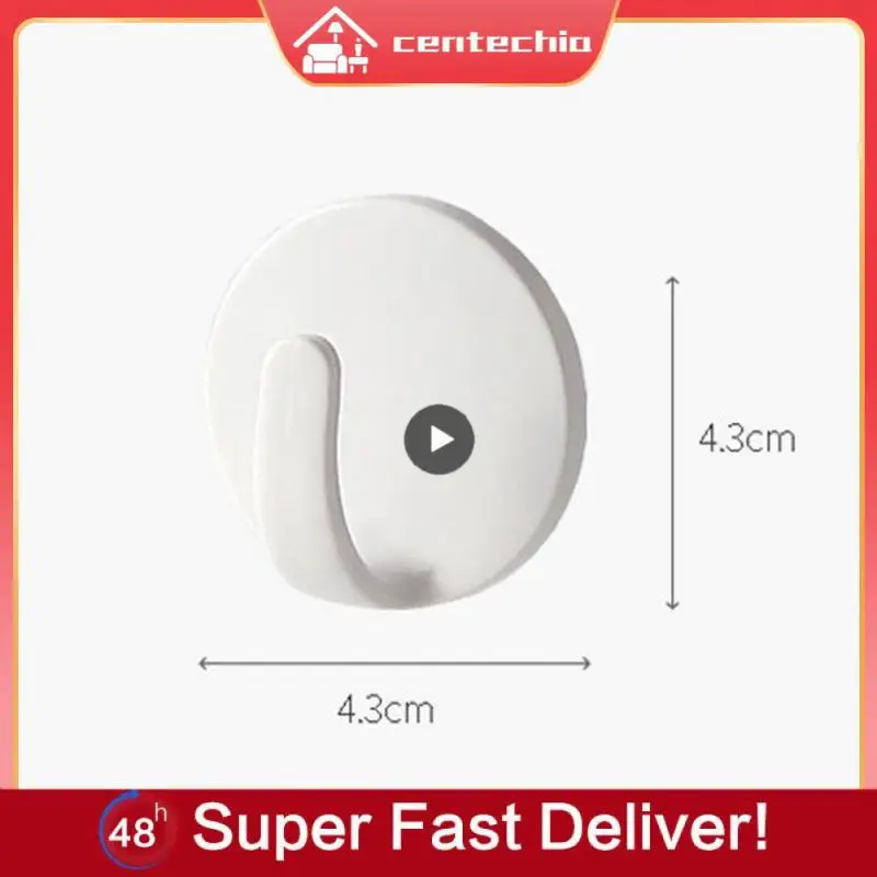 

5/8/10PCS Key Hanger Hook Strong Load-bearing Capacity Magnet Hook Convenient Durable Magnetic Hook Kitchen Accessories Reusable