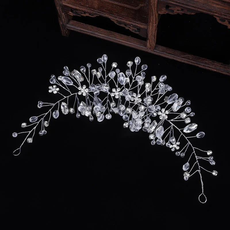 Горячие хрустальные свадебные гребни для волос чудесные женские повязки на