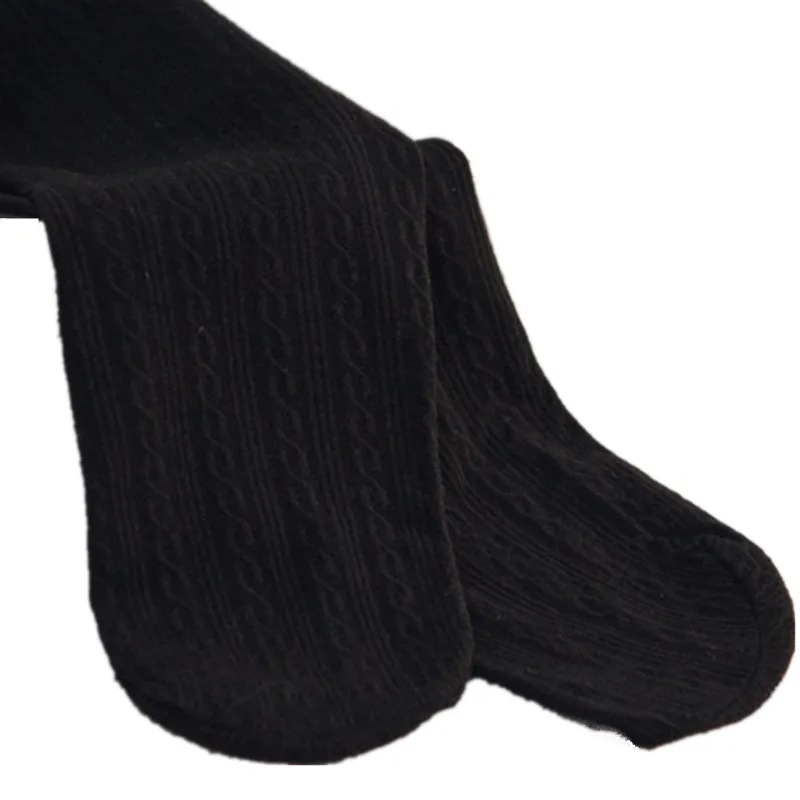 Gothic Tights Women Spring Autumn Style Girls Cute Black Lolita Knee Stockings Twisted Pantyhose With Tattoo High Waist Hosiery