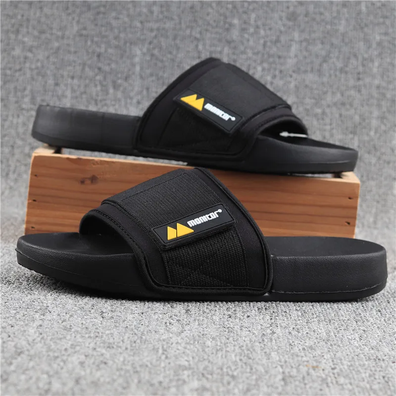 

2021 Newest Fashion Men Slippers Men Flip Flops Indoor/outdoor Breathable Cool Men Slides Adult Animal Beach Shoes