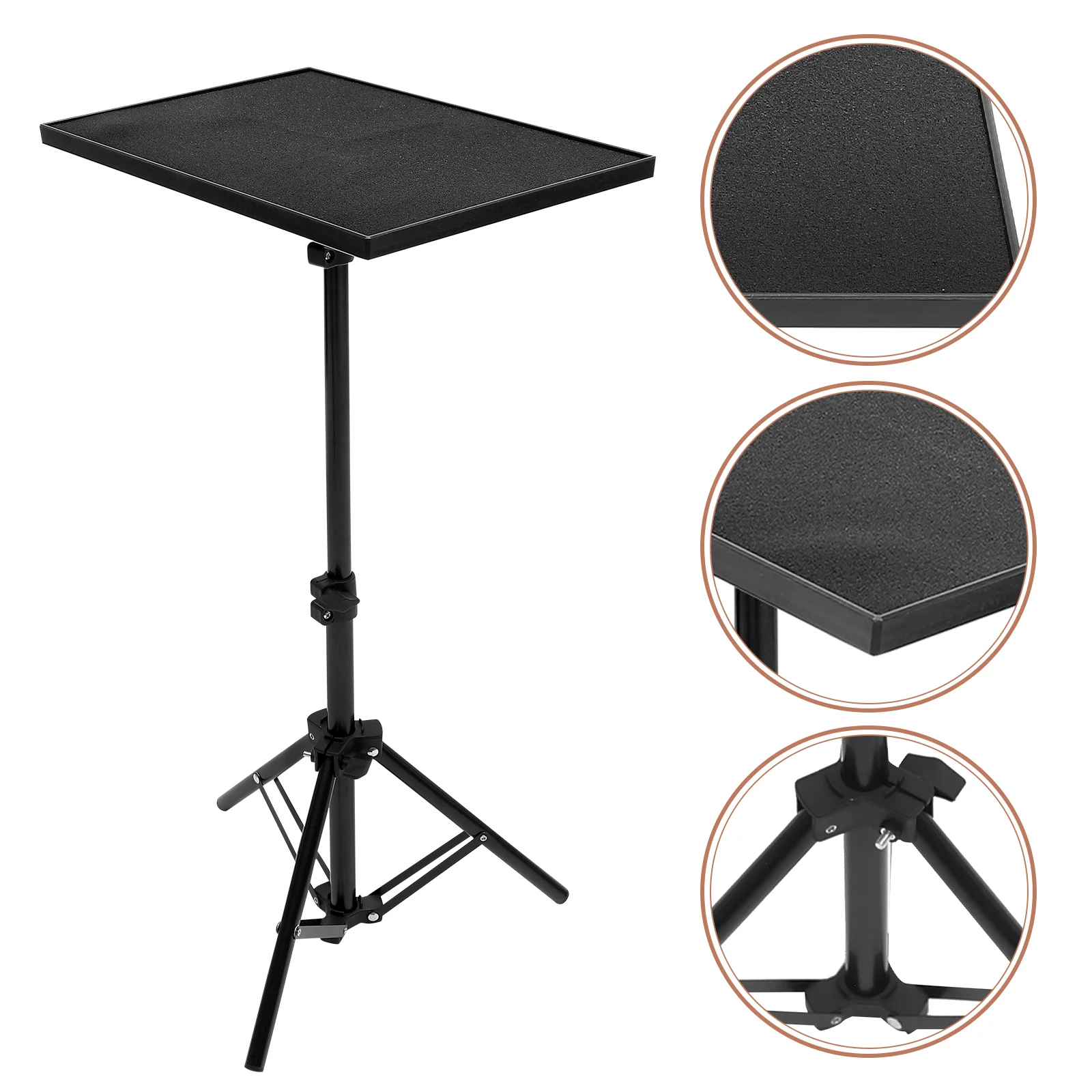 

Foldable Laptop Tripod Stand Telescopic Projector Shelf Sound Card Tray