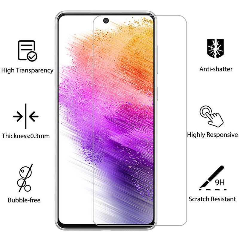 Защита экрана для samsung galaxy a73 5g защитное закаленное стекло на samsunga73 a 73 73a пленка