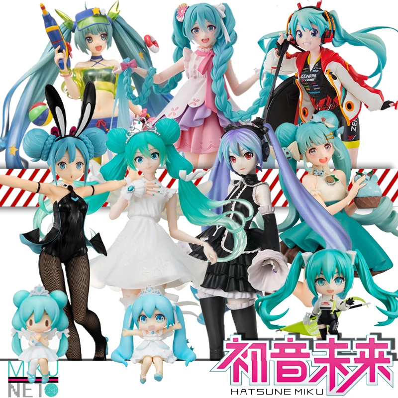 Фигурка аниме Hastune Miku игрушка кавайная мультяшная статуя виртуальной певицы