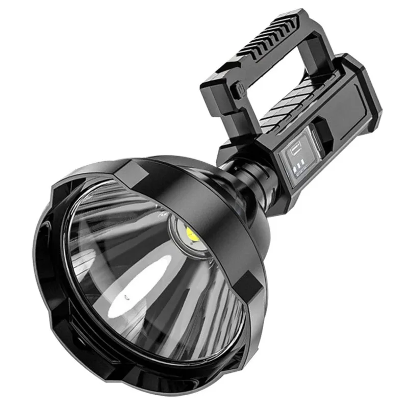 

ZK50 P50 Portable Powerful LED Flashlight With Bracket Handheld Searchlight USB Rechargeable Spotlight Waterproof Torch Light