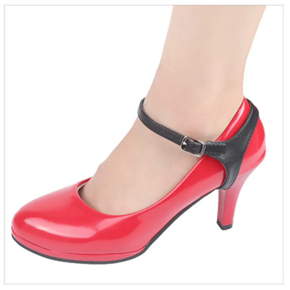 Ремень Miss Clear Heels Съемный ремешок для обуви Нескользящие ремни Эластичный высокий