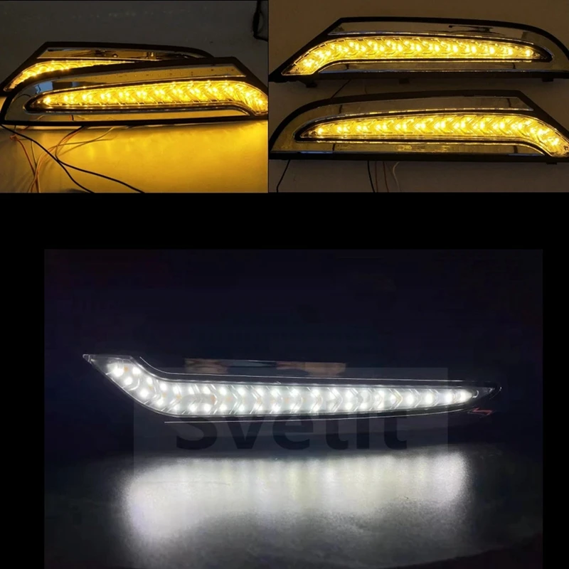 Автомобильные передние противотуманные фары и дневные ходовые огни правая левая