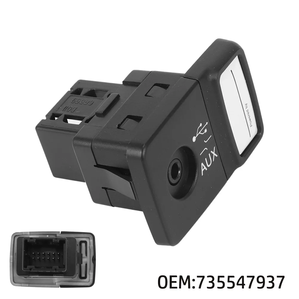 

Port Module Socket Black Direct Replacement High Quality USB/AUX 1 Pcs