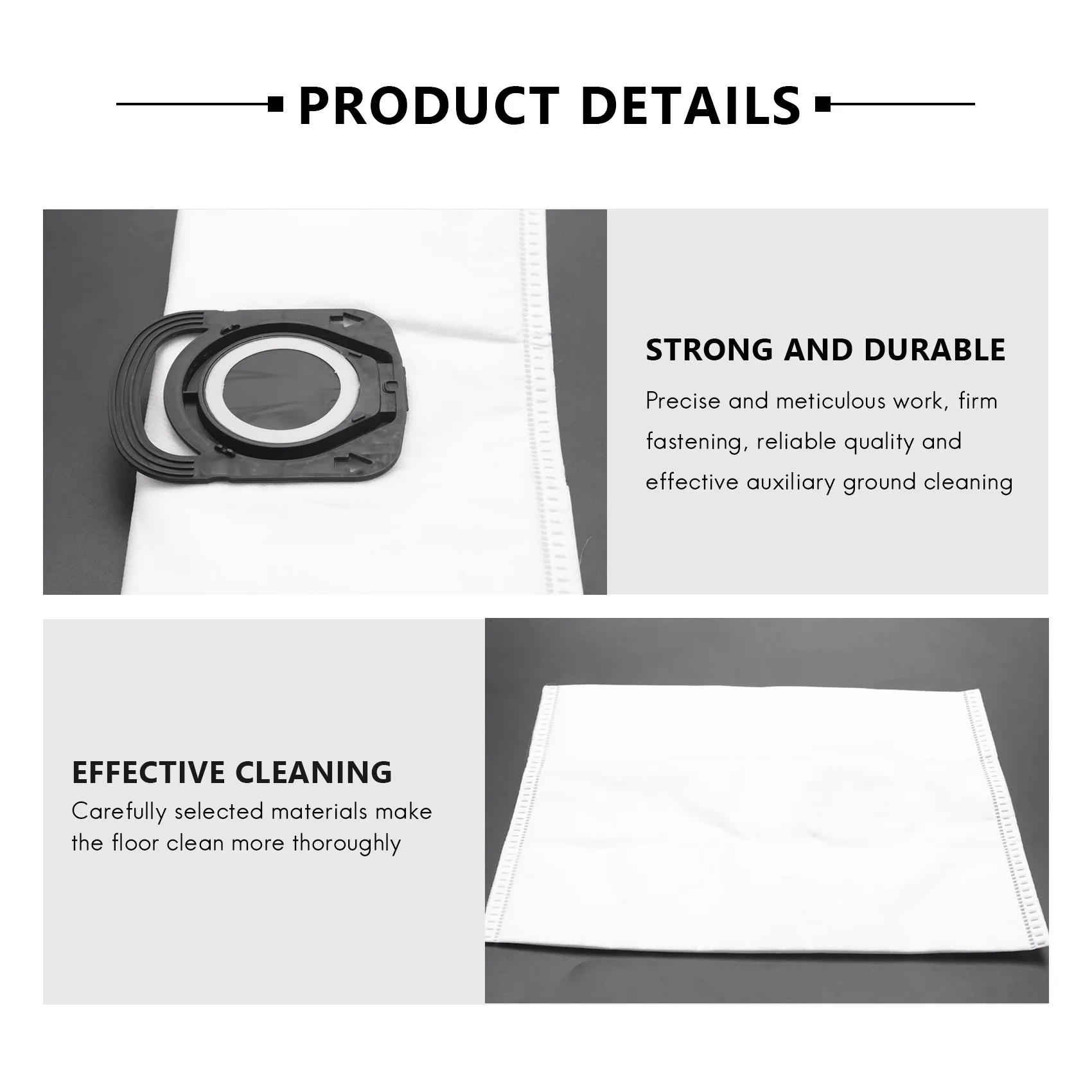 6 мешков для пыли Rowenta Silence Force 4A ZR 200540 Фильтр пылесоса RO64Xx Bolsa de Basura Parkside BPfire