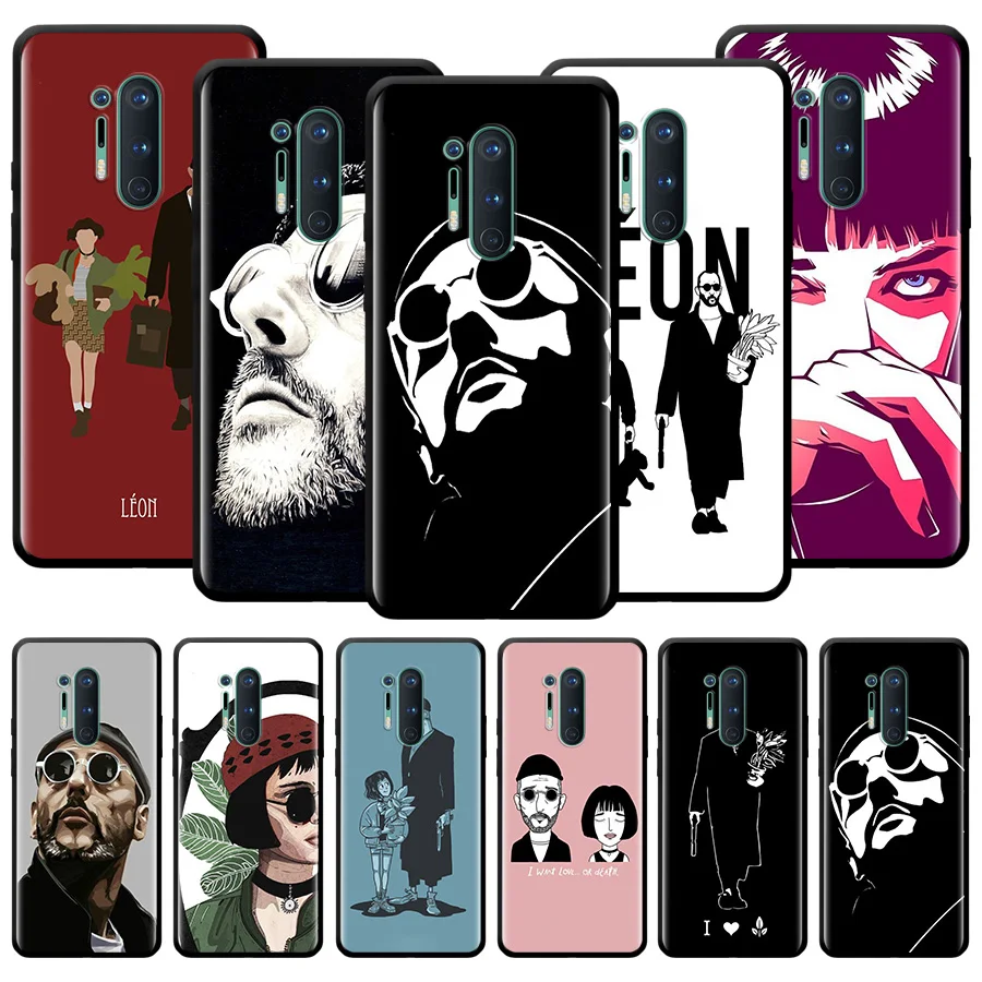 

Leon The Professional Matilda Silicone Case For Oneplus Nord N100 N200 N10 2 CE Z 7 8 9 9RT 9R 7T 8T Pro 5G TPU Shockproof Shell
