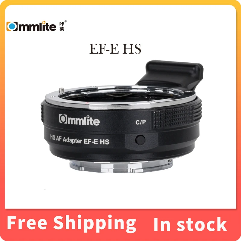 

Commlite EF-E Electronic AF Lens Mount Adapter For Canon EF/EF-S Lens to E-Mount Cameras For Sony A7 A9 A7II A7RII A7RIII A6500