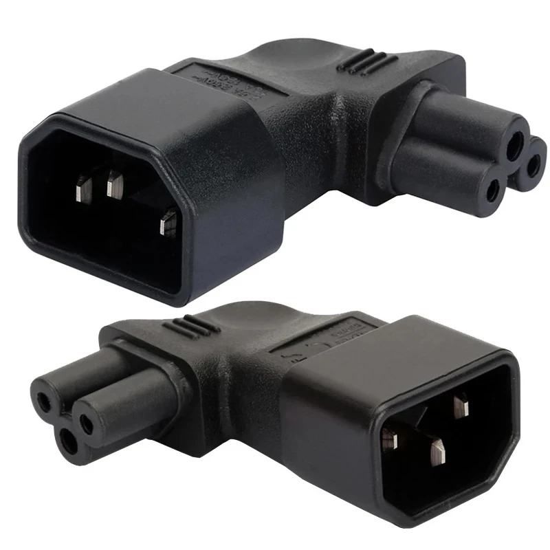 

Переходник IEC 320 C14-C5 с углом 90 градусов, 10 шт.