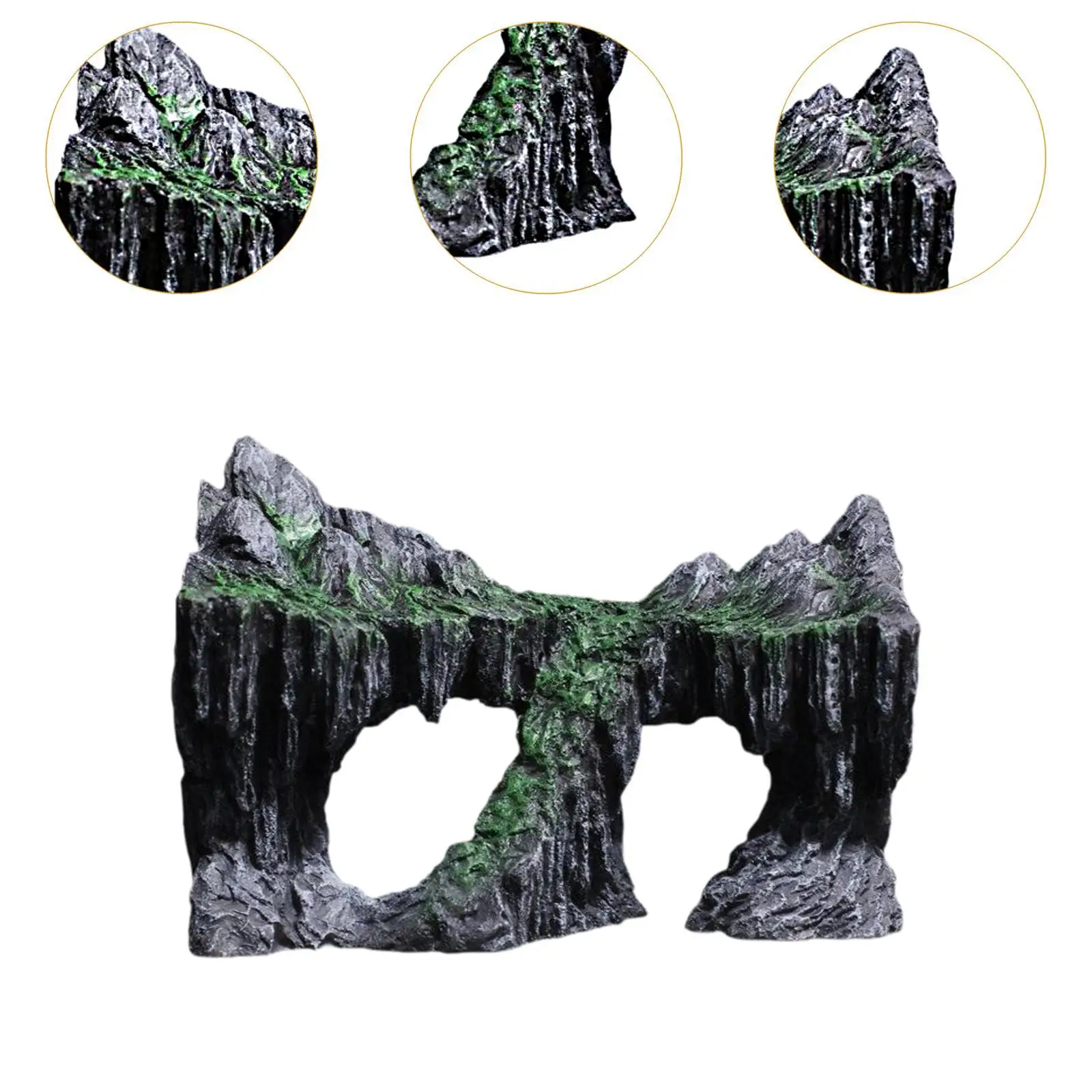 Рыболовный аквариум рокарий пещера аксессуары для аквариума полая смола убежище