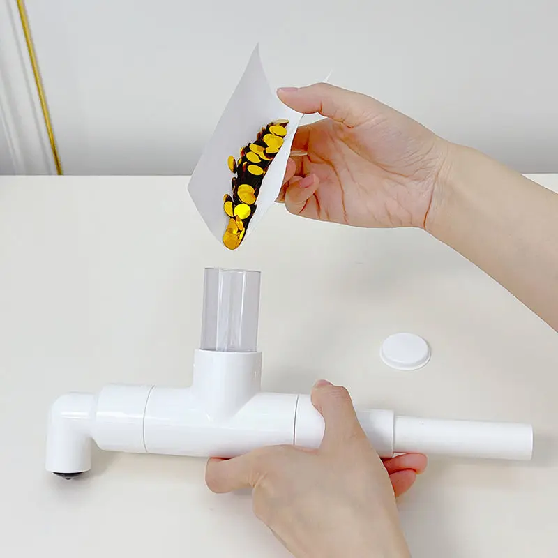 Прозрачный шар bobo заполнение рот пузырьки инструмент блестки конфетти