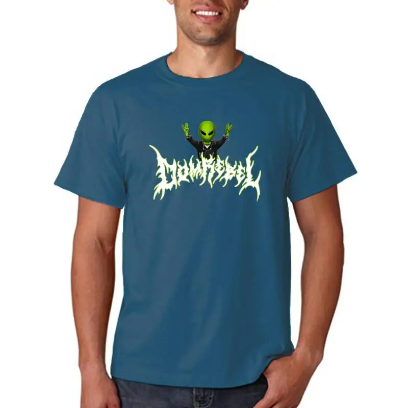 

Футболка женская с принтом инопланетянина, удобная рубашка в стиле ретро, модный свободный крой, оверсайз, на лето