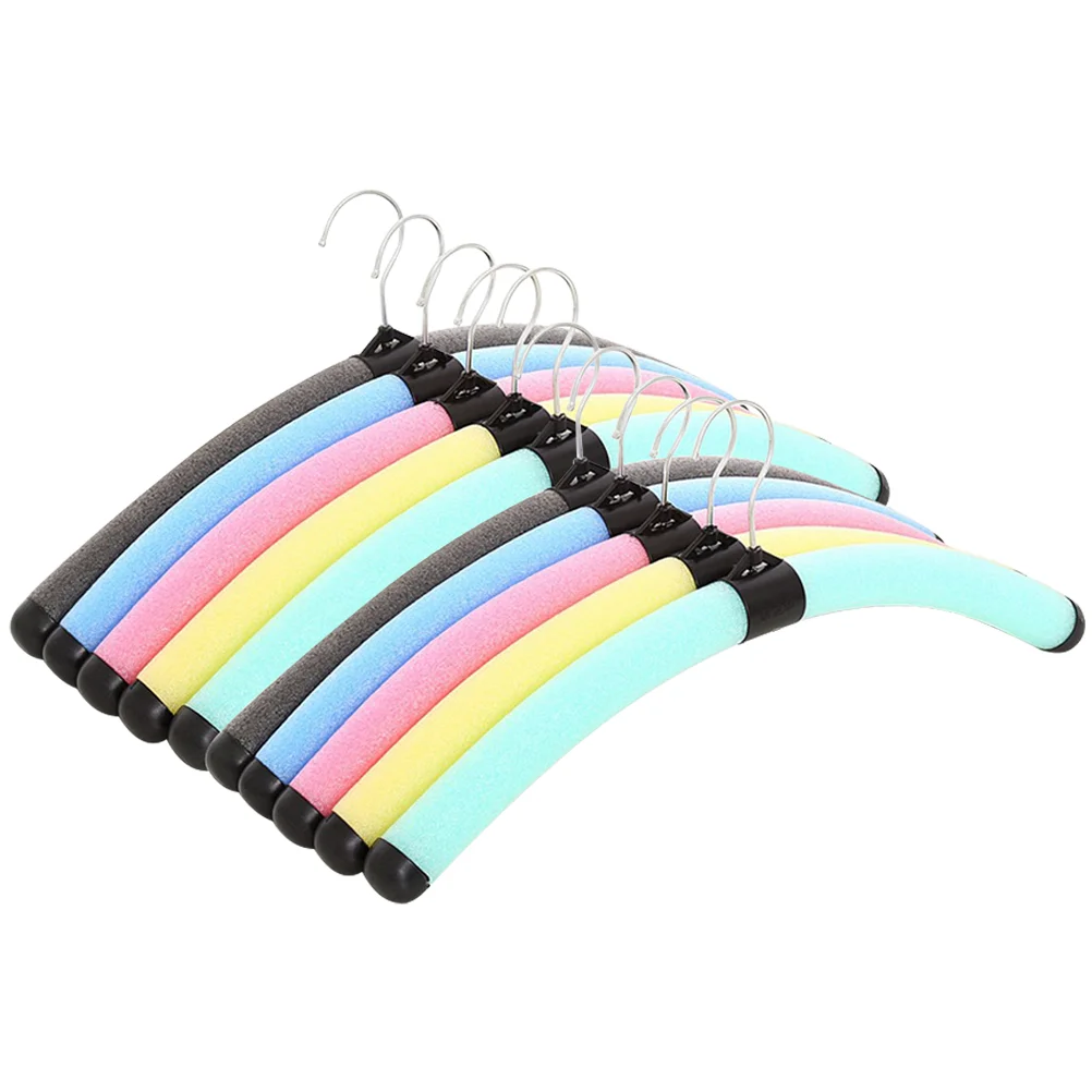 

10 шт., пластиковые вешалки для одежды