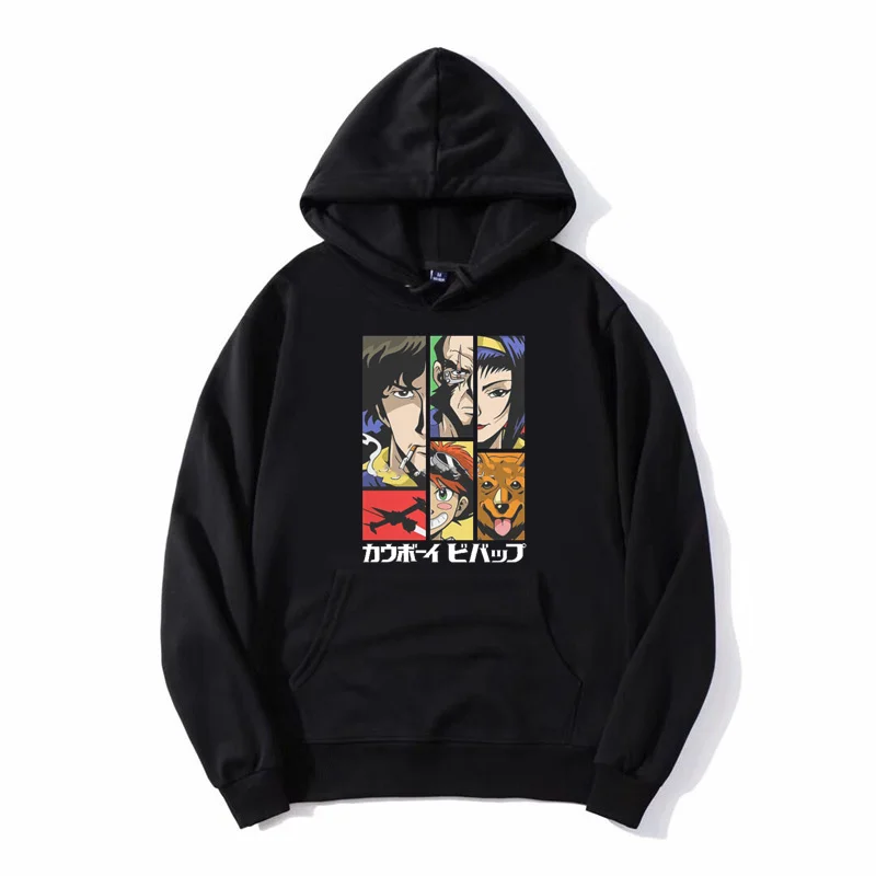 

Space Cowboy Cotton Edward And Ein GraphicsMen Unisex Fleece Oversized Hoodies Sweatshirt Hoody Streetwear
