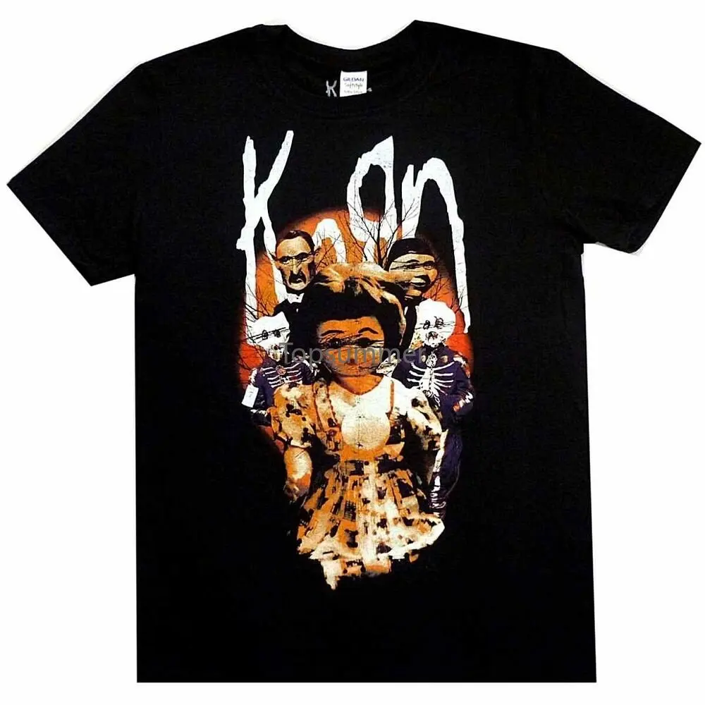 

Футболка Korn Dolls, размеры S, M, L, Xl, Xxl, металлическая футболка рок-группы, Новинка
