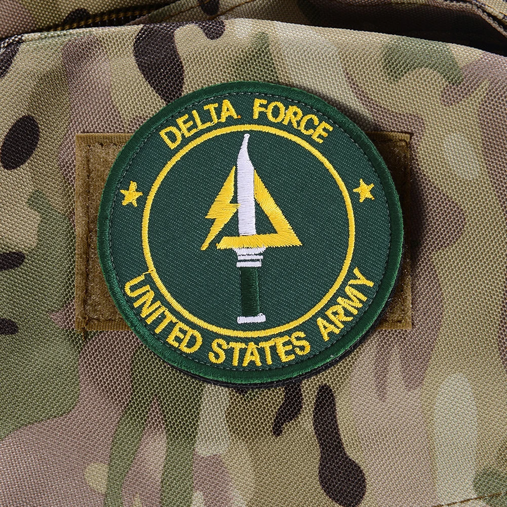 2 шт., значок Delta Force армии США, тканевая нашивка, военная нашивка, тактическая повязка на руку, рюкзак, аксессуары для шитья одежды (art.: 3920cdca591a4) - 3920cdca591a4