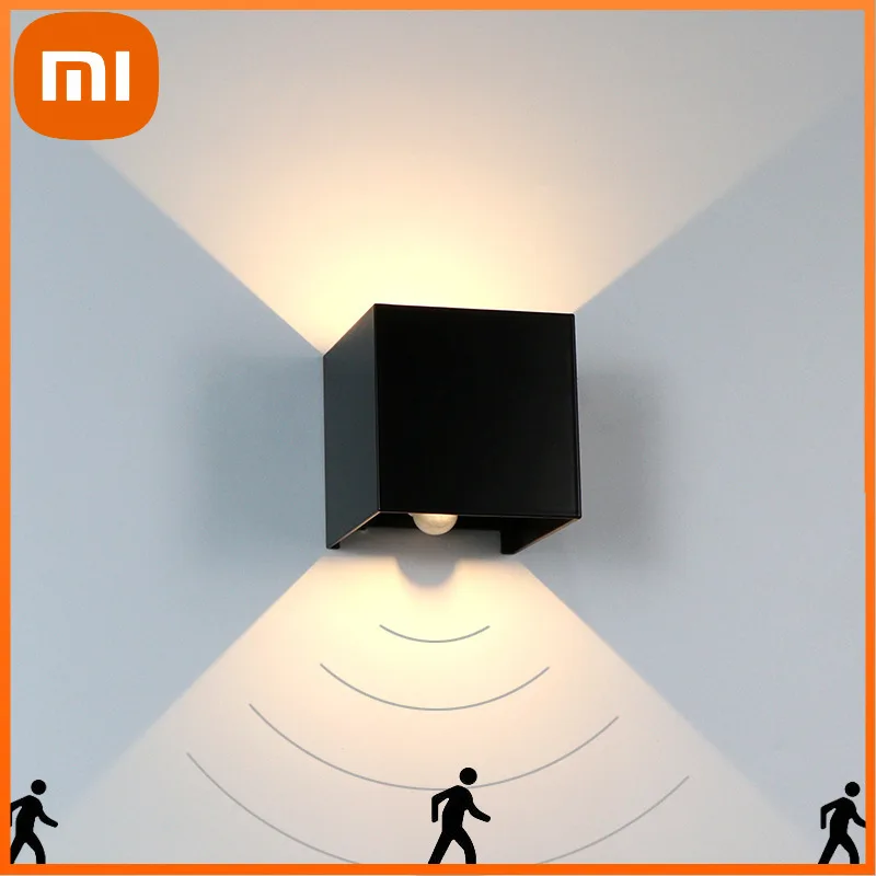 

XIAOMI 6W/10W LED Wall Lamp Outdoor Waterproof IP65 Porch Garden Wall Light Indoor Bedroom Bedside Decor Lighting Lamp Aluminum