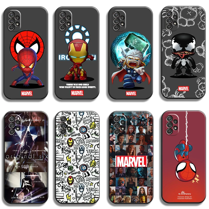 

Marvel Avengers Phone Cases For Samsung Galaxy A31 A32 A51 A71 A52 A72 4G 5G A11 A21S A20 A22 4G Coque Funda Back Cover