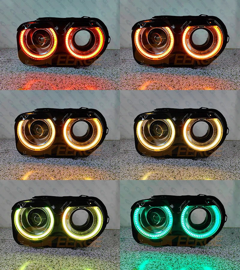 Для Dodge Challenger 2015 2016 2017 2020 2021 2022 2023 Приложение Bluetooth Ультра яркий многоцветный RGB