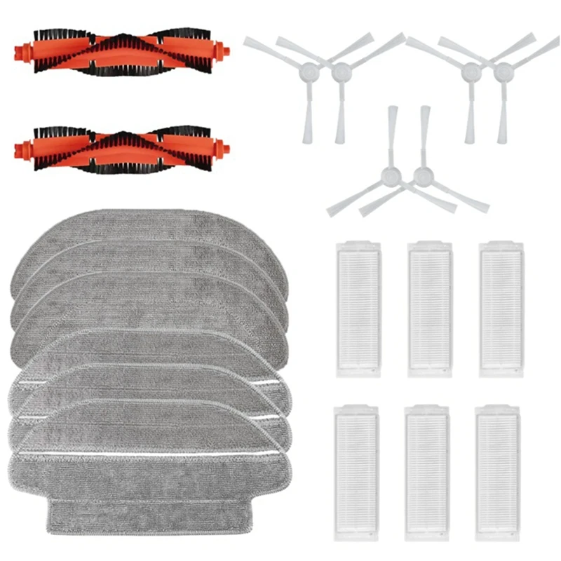 

Roller Side Brushes Hepa Filter For Xiaomi Robot Vacuum-Mop PSTYTJ02YM Robot Vacuum Cleaner Replacement Partsa