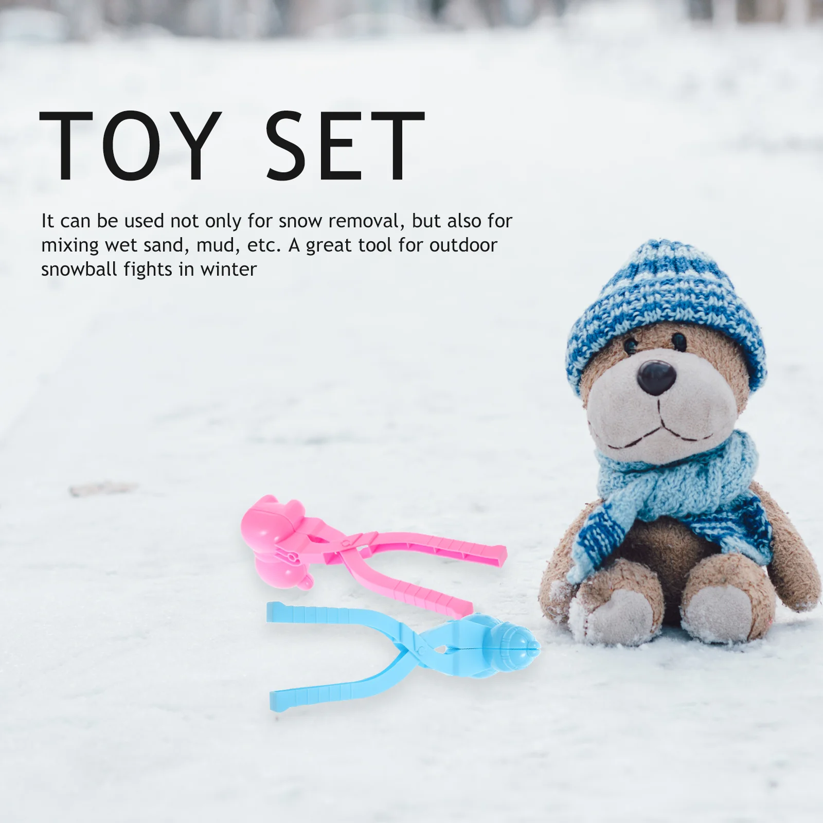 4 шт. модель снега снежный шар мультяшный снежок зажимы игрушки забавные