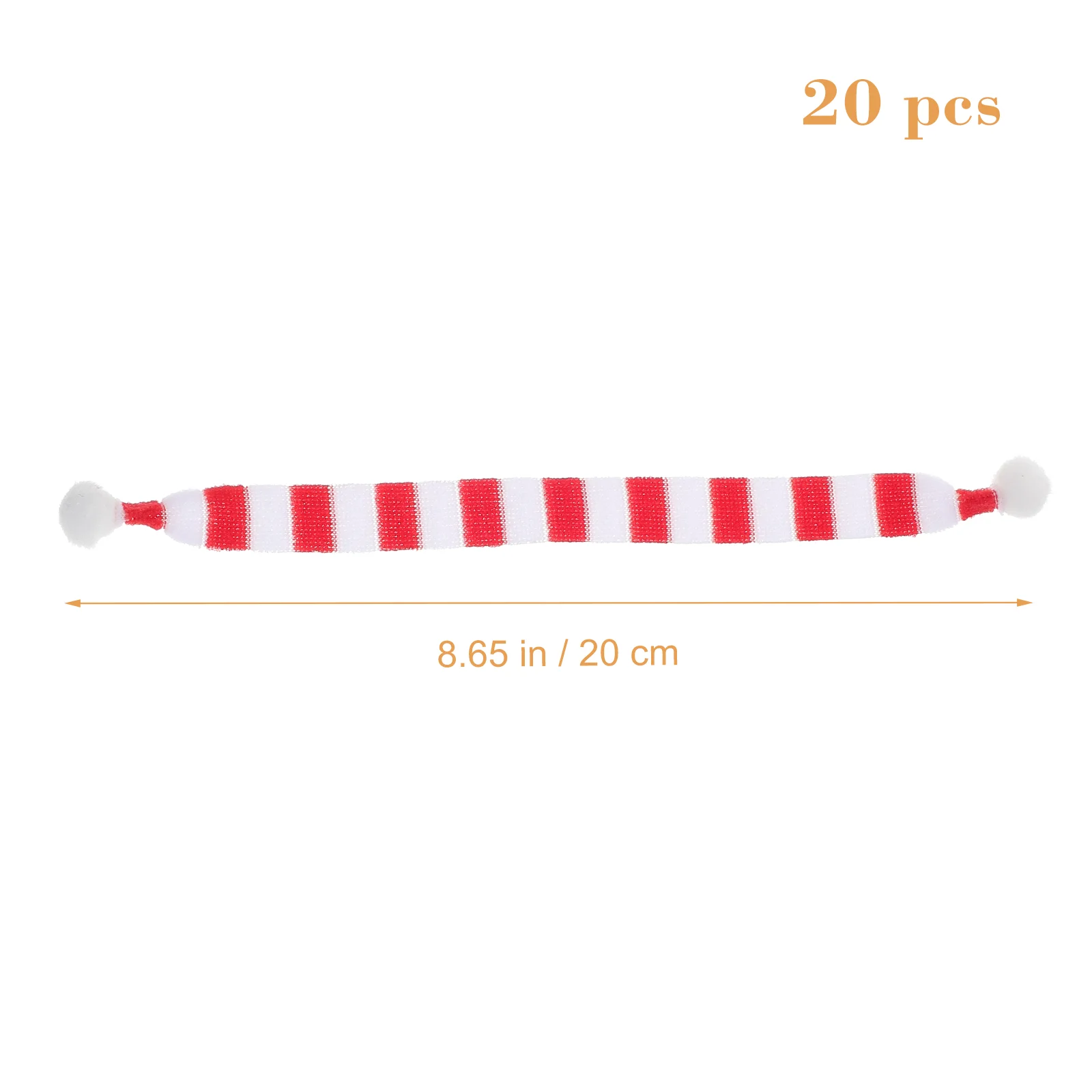 20 шт. мини-рождественский шарф мягкие шарфы гантели детский комплект нежная