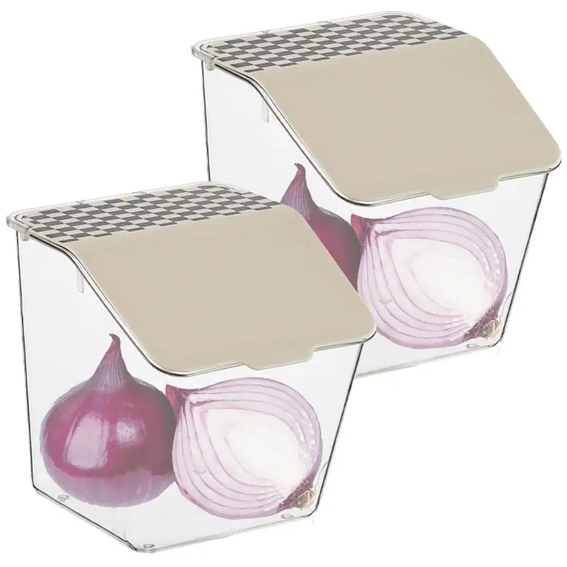 

Ginger And Garlic Storage Box Spacious Garlic Container Wall Mount Containers Portable Small Vegetable Garlic Storage Box