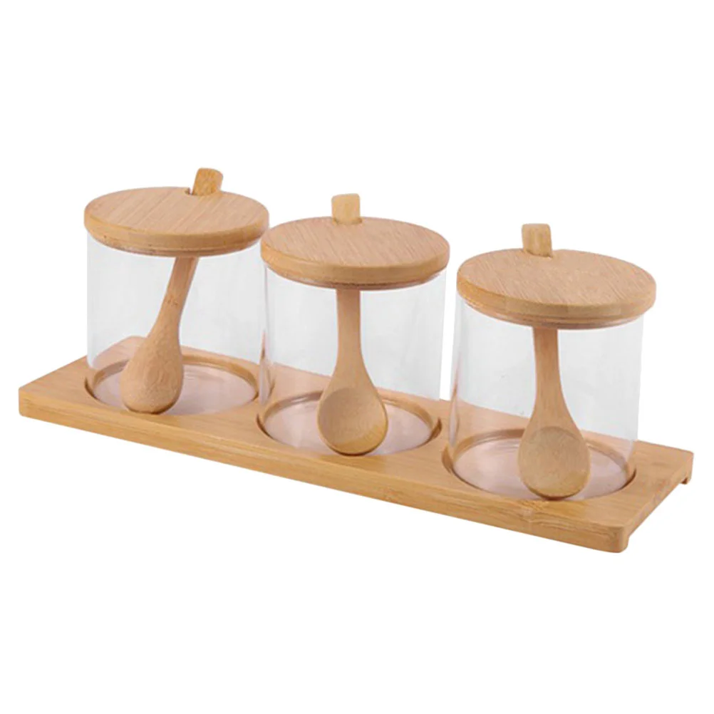 

Condiments Bottle Containers Seasonings Holder Glass Spice Storage Kitchen Supplies