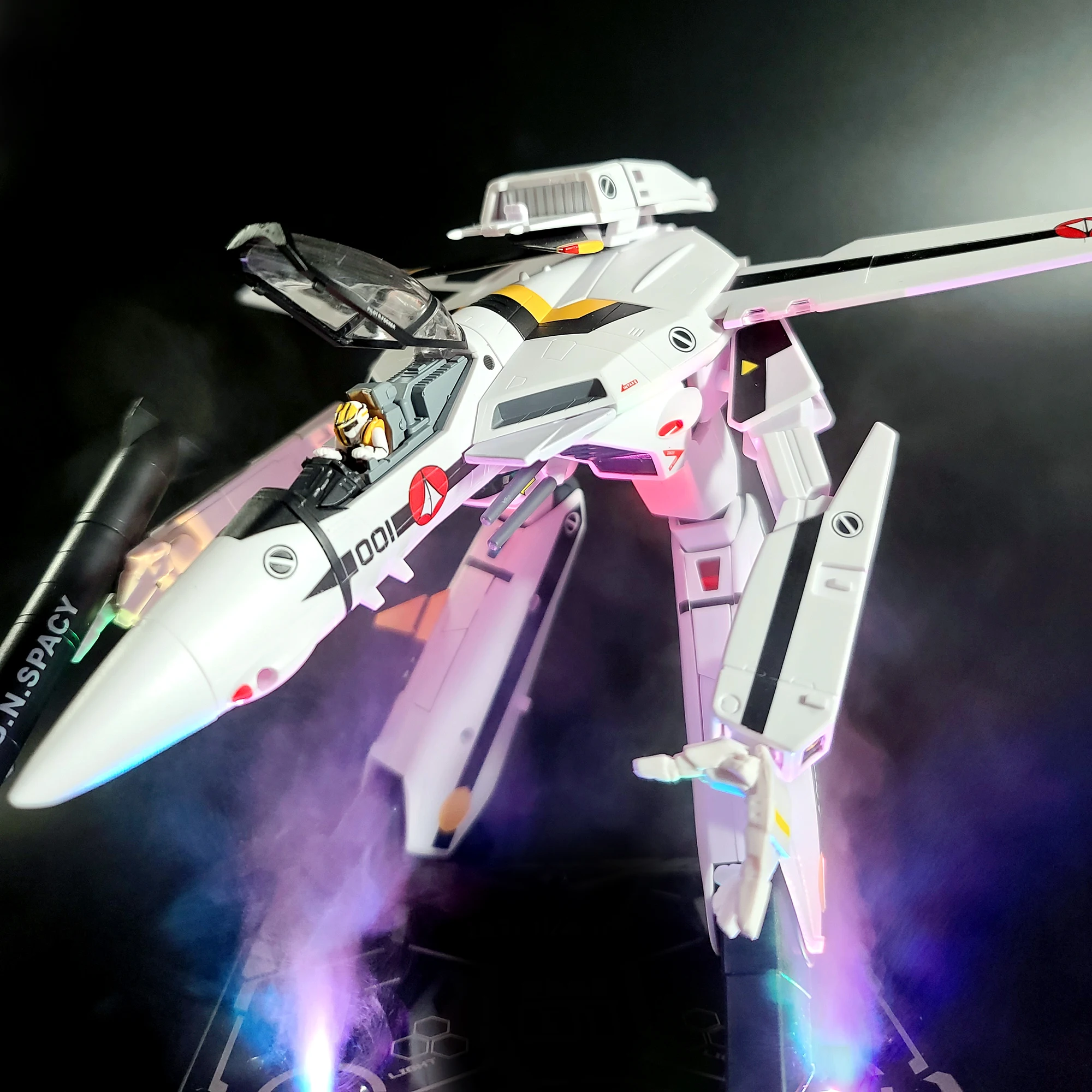 Macross Robotech 1/60 VF-1S Super Valkyrie Skeleton Machine Three-stage Deformation Action Toy Gift Collection Hobby
