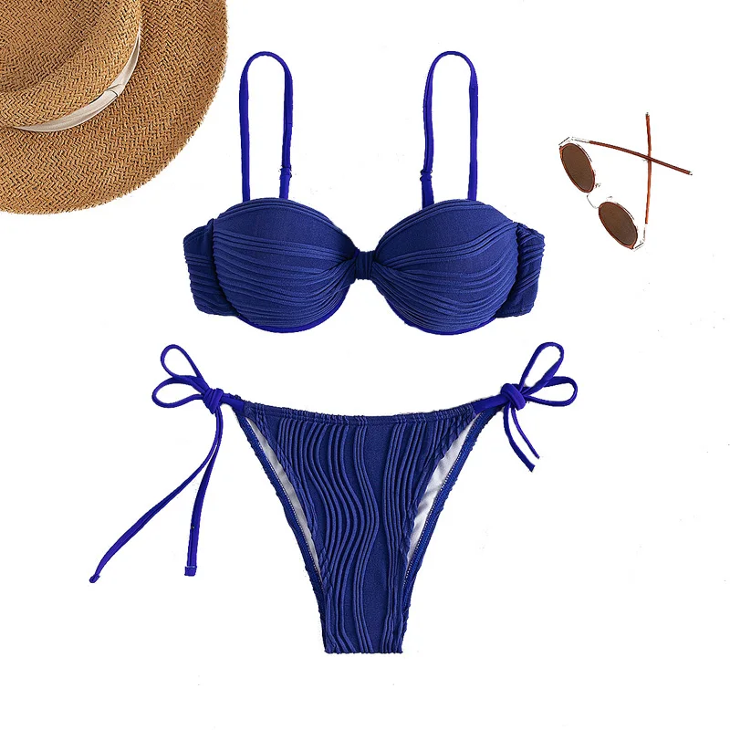 

Push Up Bikini Tops Beach Cover Up Dresses Modest Swimwear For Women Sexy Swim UnderwireTriangl Bathing Suits