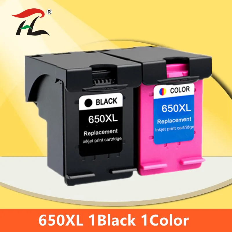 

Compatible Ink Cartridge 650XL Replacement for HP 650 XL for HP650 Deskjet 1015 1515 2515 2545 2645 3515 3545 4515 4645 printer