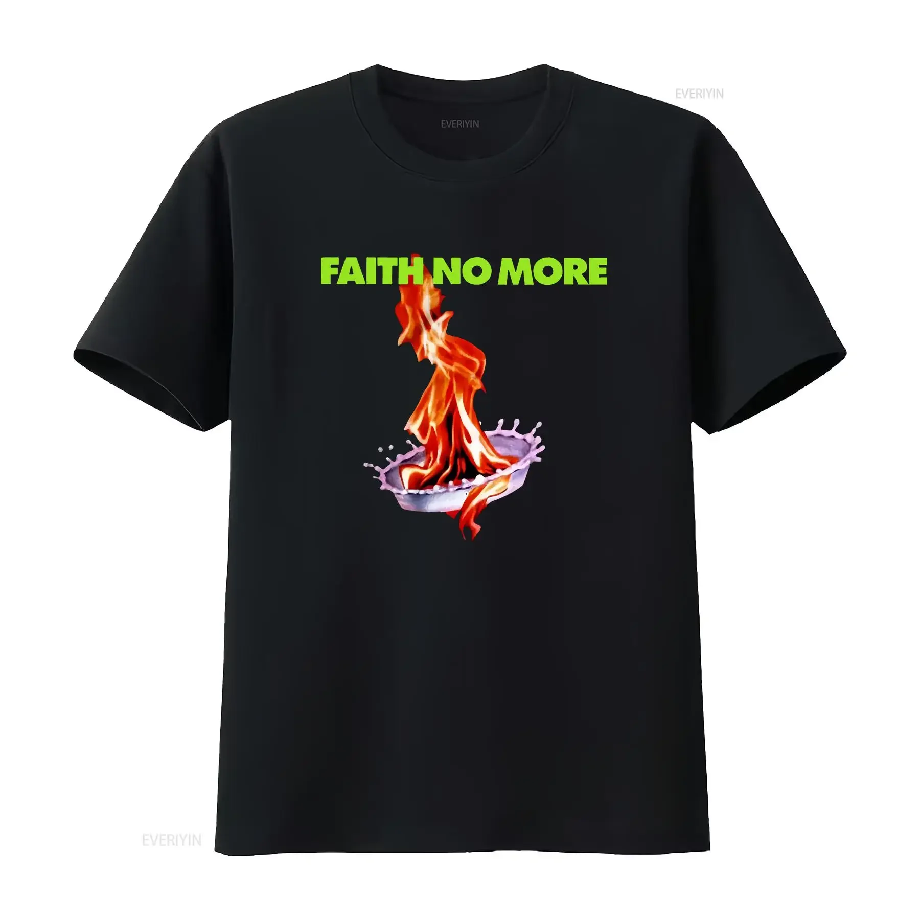 Фото Винтажная футболка The Real Thing Rock Band Faith No More с Майком Бордином и Билли Голдом, эффект потертости, удобная, для мужчин №1