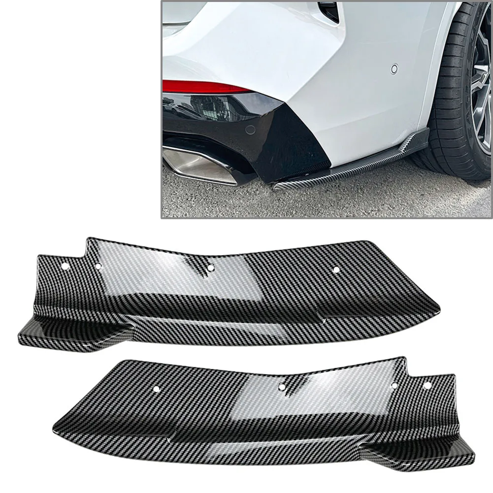 

2 шт. автомобильный задний бампер, обертка для губ, угловая защита, спойлер, аксессуары для BMW X3 G01 LCI M Sport 2022-2023