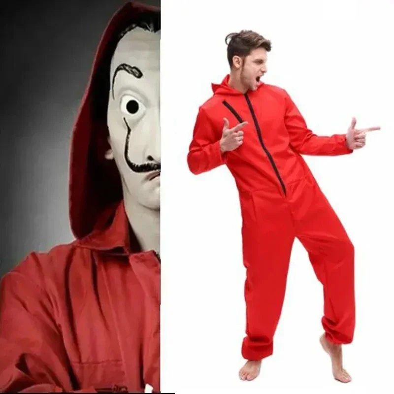 FC6Paper Money House Косплей Костюм Маска Дали Румяна One Piece Хэллоуин Аниме Представление