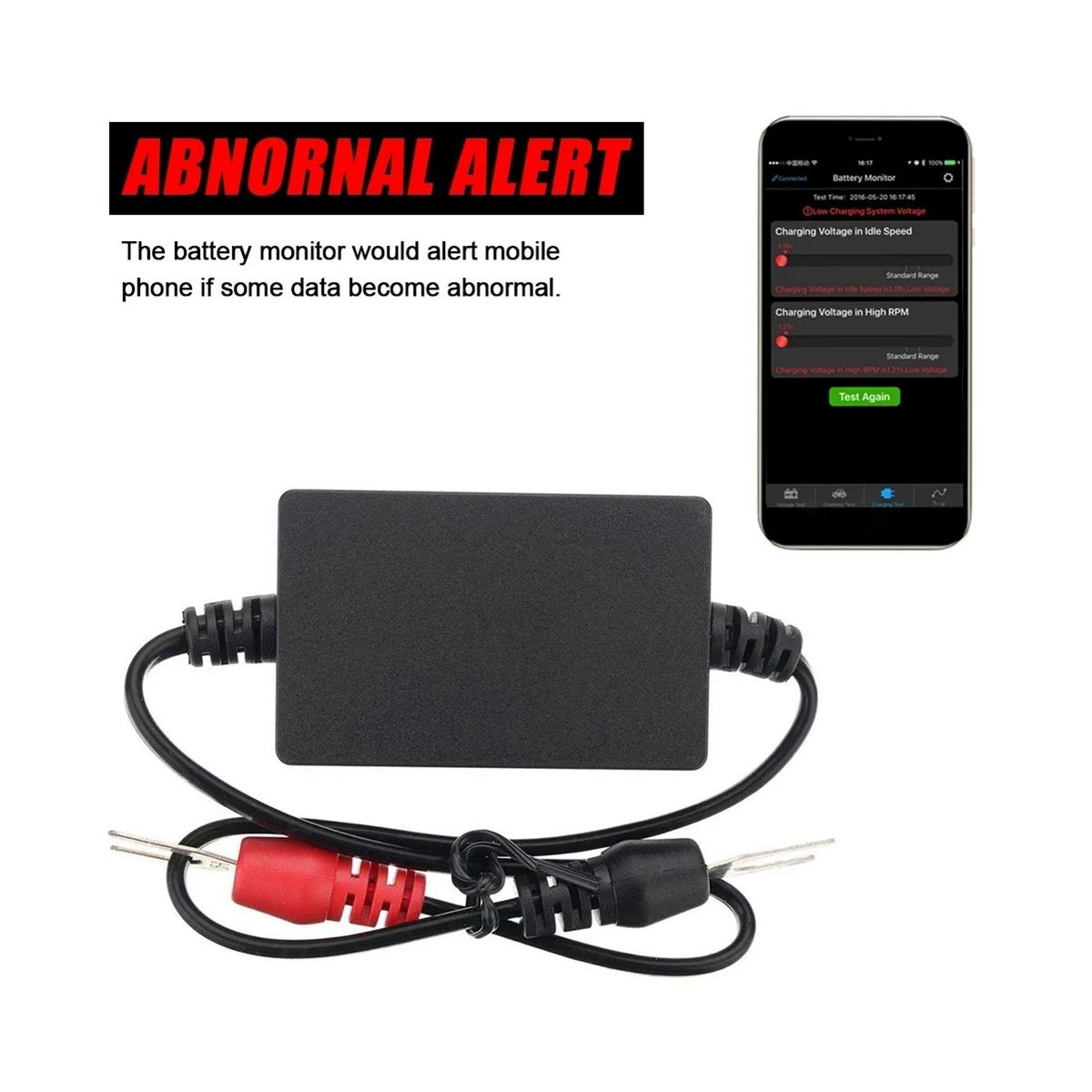 Тестер монитора аккумулятора BM2 Bluetooth 4 0 устройство для измерения напряжения 12 В