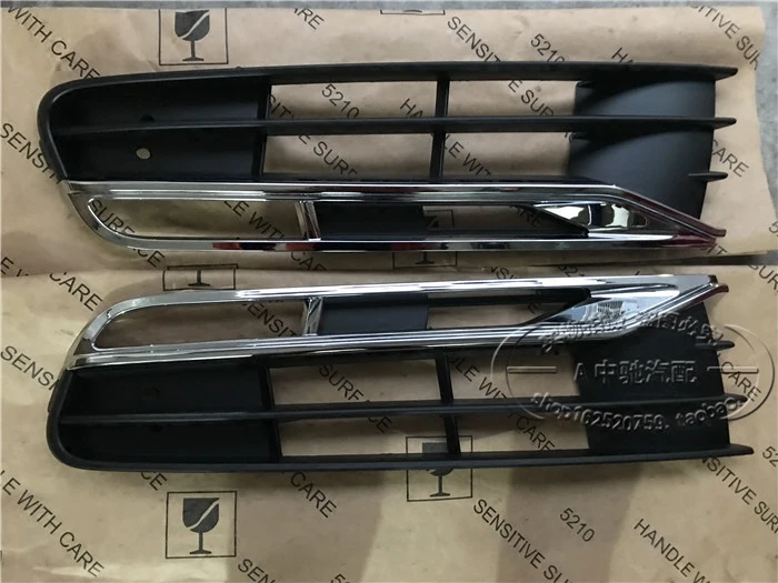 

Рамка противотумансветильник для автомобиля, передний бампер, решетка, нижняя решетка, крышка, яркая полоса, отделка для Volkswagen Phaeton 2011 2012 2015