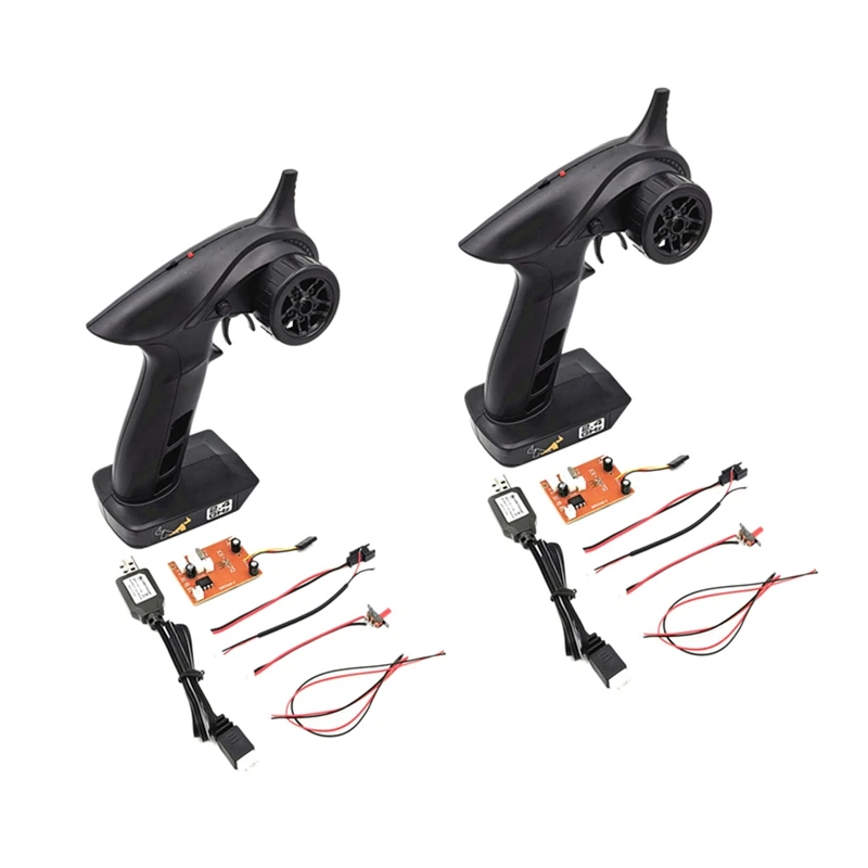 

2X For MN 2.4G Full Proportional KIT Car Version Transmitter Remote Controller Receiver For MN D90 D91 D96 D99 MN90