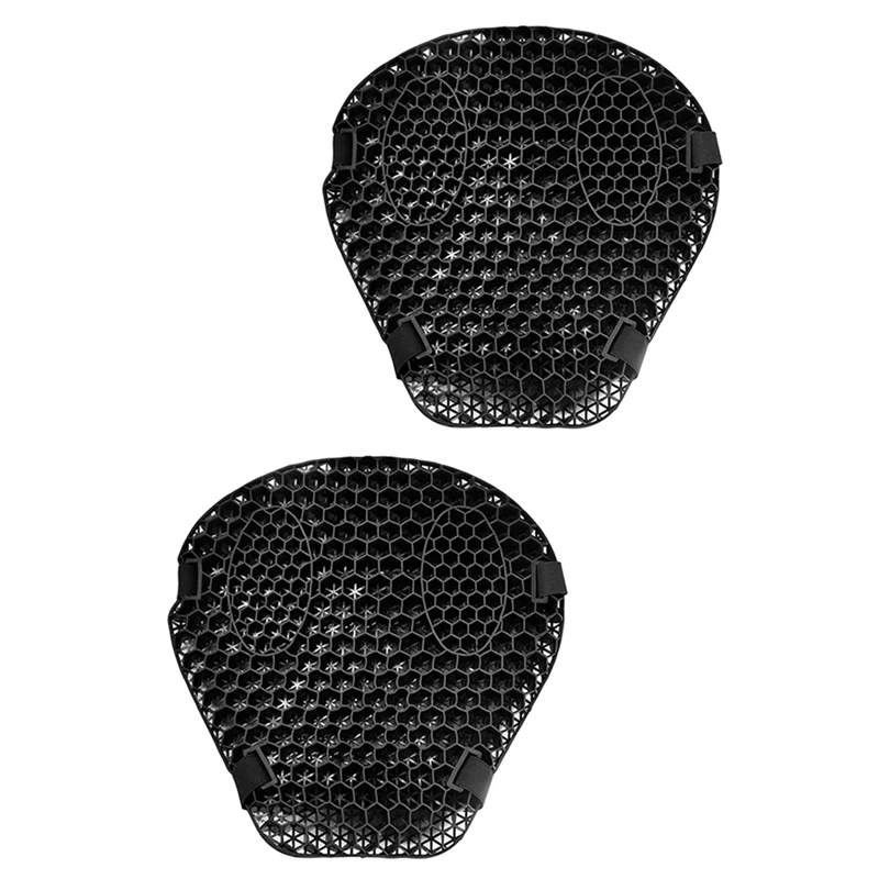 

2X Silicone Motorcycle Seat Cover Air Seat Cushion Breathable Pressure Relief Protector
