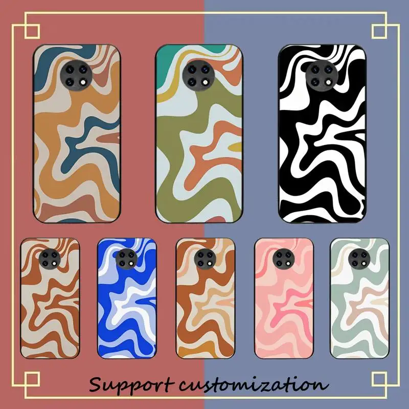 

Liquid Swirl Abstract Pattern in Beige Sage Phone For Redmi Note 4 X 5 A 6 7 8 Pro T 9 Pro 9S 10 Pro 11 Pro 11S 11Epro PocoM3pro